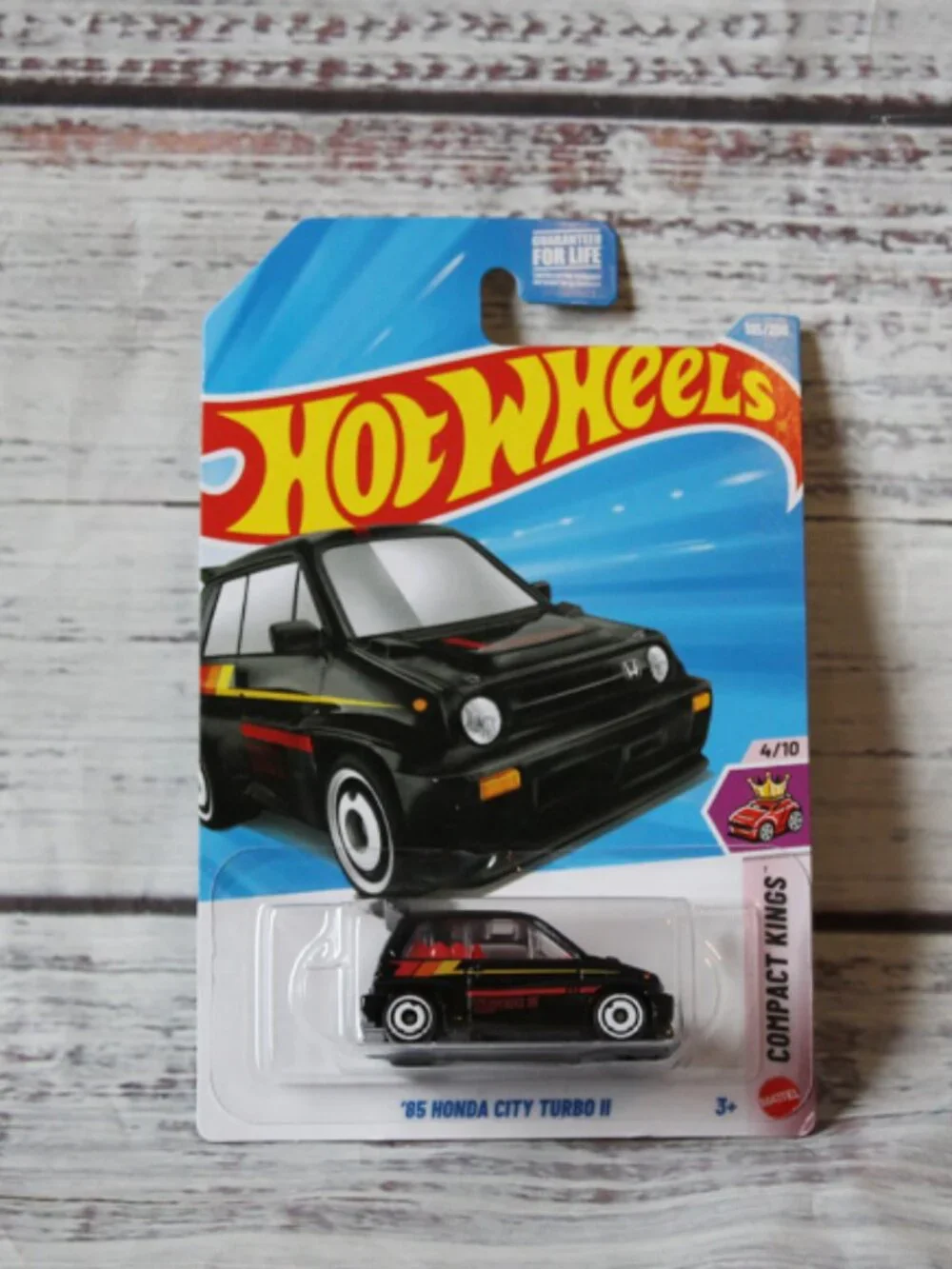 Hot Wheels '85 Honda City Turbo II Black Compact Kings 4/10 (#105/250)